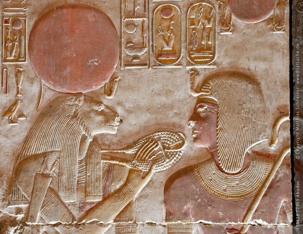 Fotografie (c) Matthias_Schneider Ägypten 170428_17953_Abydos_Sechmet