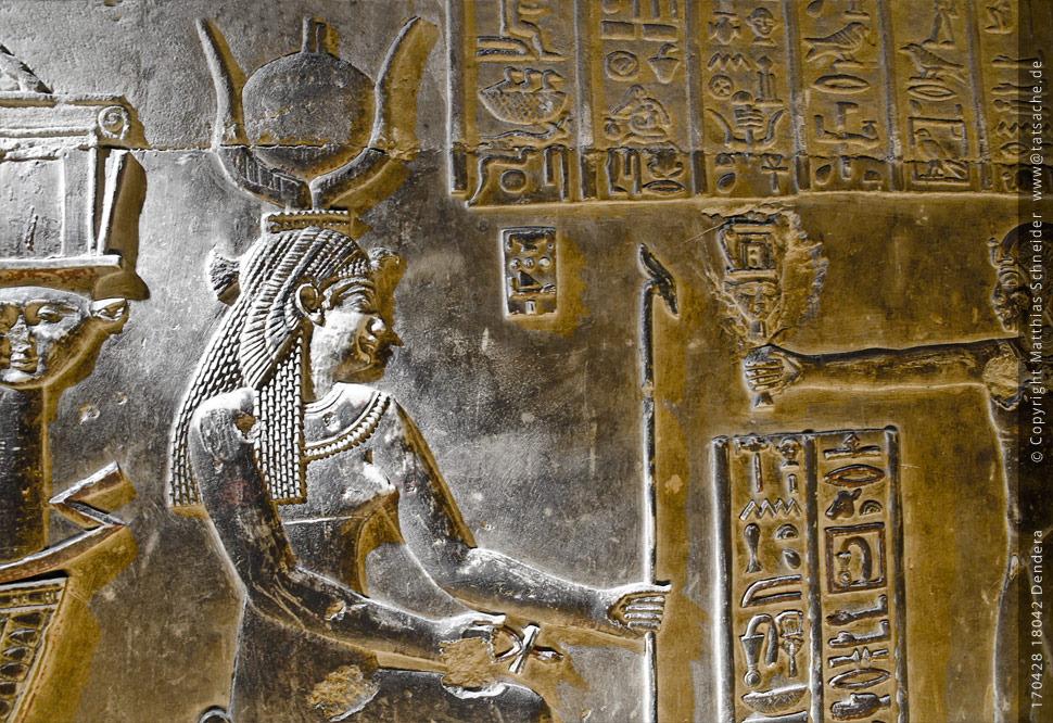 Fotografie (c) Matthias_Schneider Ägypten 170428_18042_Dendera_Krypta_Nechbet