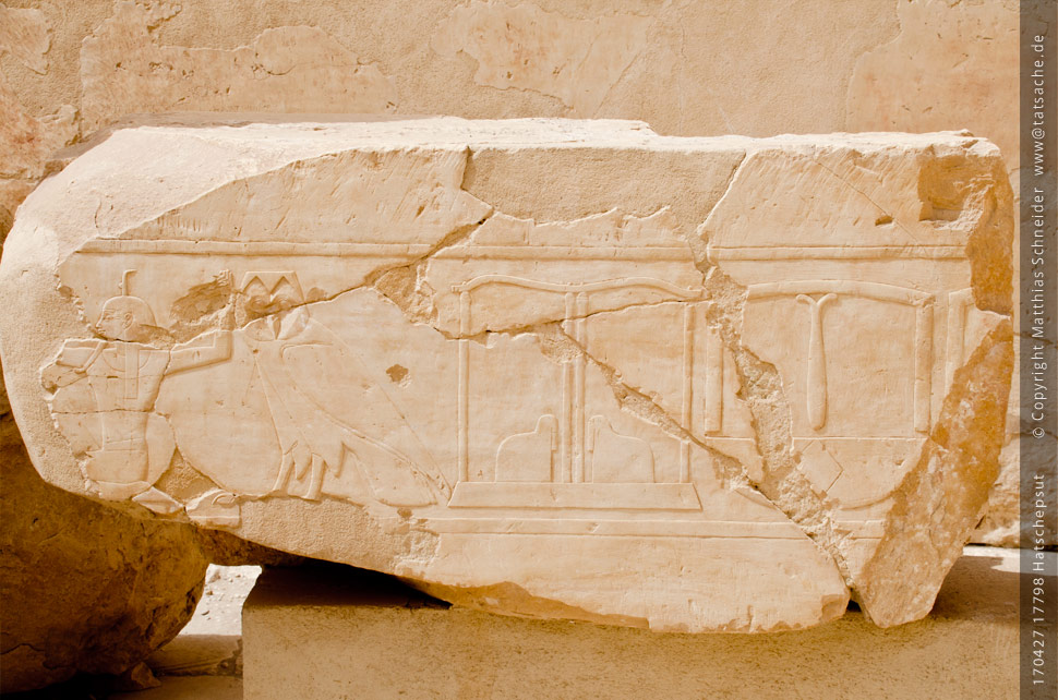 Fotografie (c) Matthias_Schneider Ägypten 170427_17698_Hatschepsut_Fragment