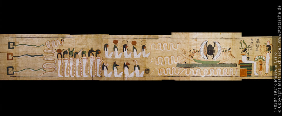 Fotografie (c) Matthias_Schneider Ägypten 170504_19219_Cairo_Papyrus_Totengericht