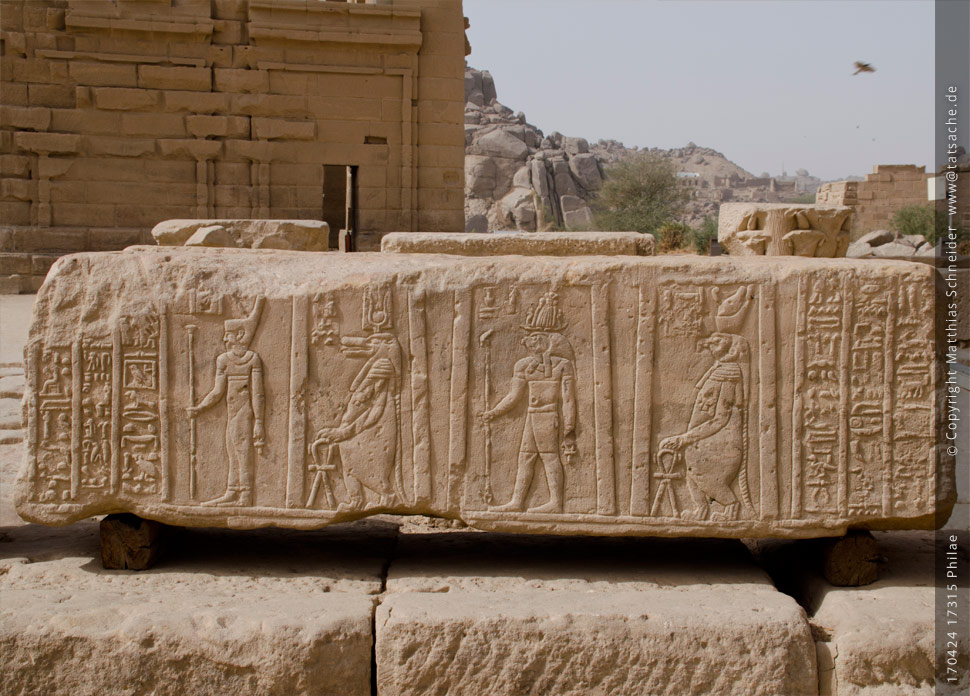 Fotografie (c) Matthias_Schneider Ägypten 170424_17315_Philae_4_Goetter Fotografie (c) Matthias_Schneider Ägypten 170424_17315_Philae_4_Goetter