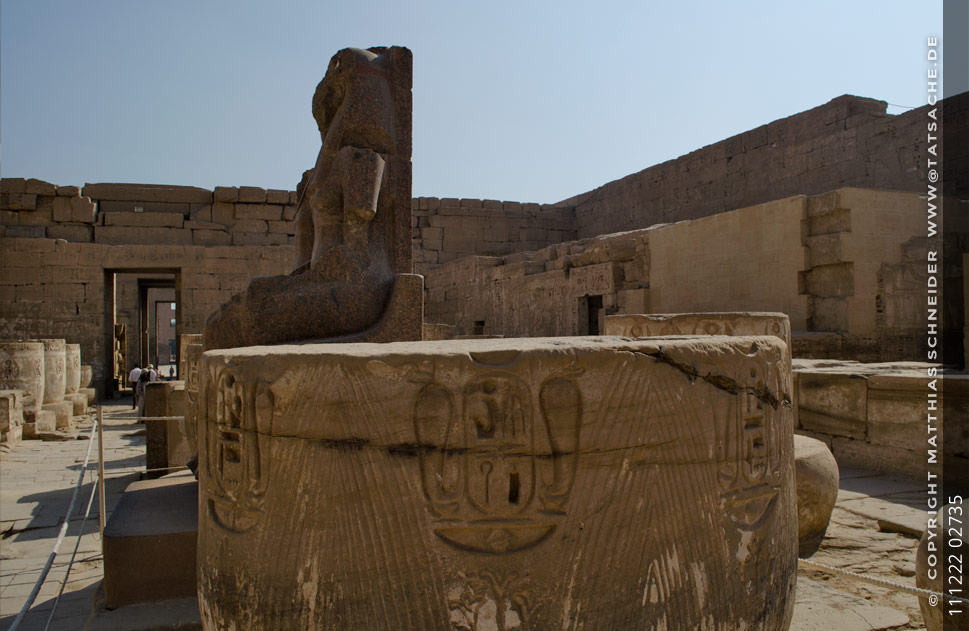 Fotografie Matthias Schneider 111222-02735 Medinet Habu - Große Halle