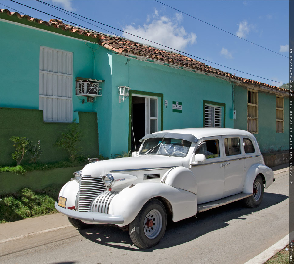 Fotografie Matthias Schneider 130205-07561 1940er Cadillac in Vinales