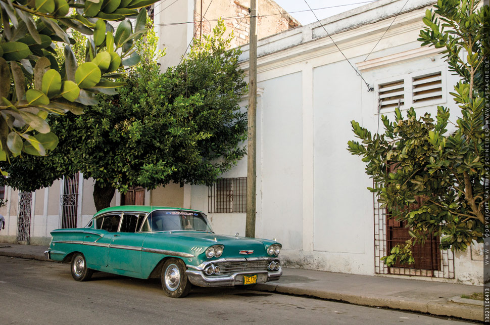 1958er Chevy in Cienfuegos