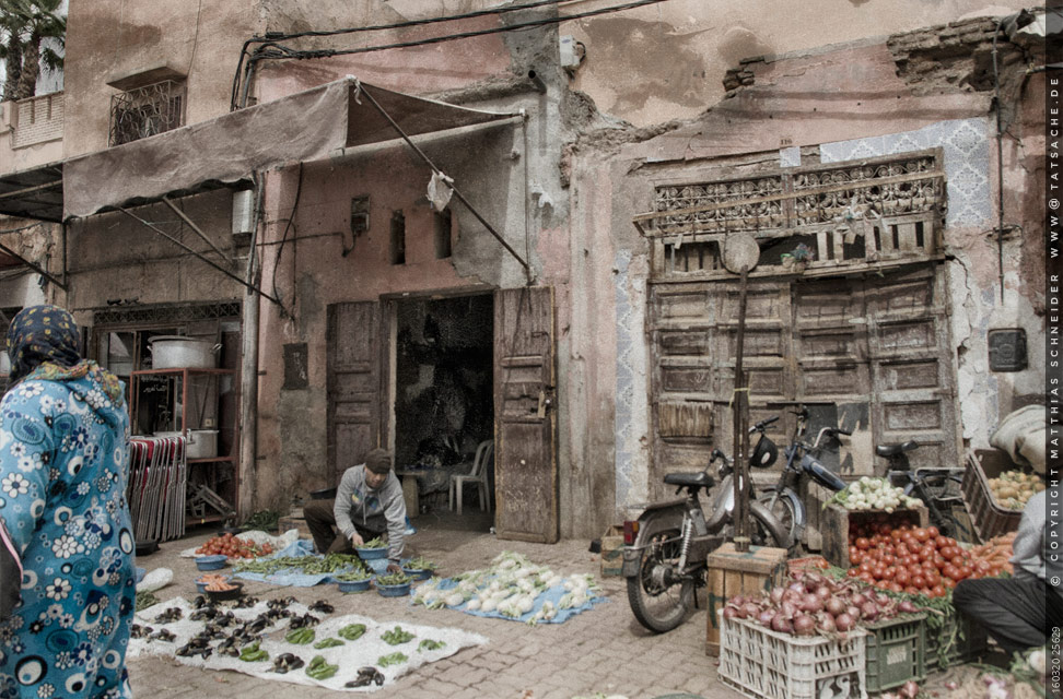 Fotografie Matthias Schneider 160320 25600 In der südlichen Altstadt von Marrakesch