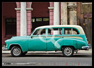 Kalender CUBA CARS 2015 – Havanna – 1952 Chevrolet Station Wagon mit Audi-Rädern