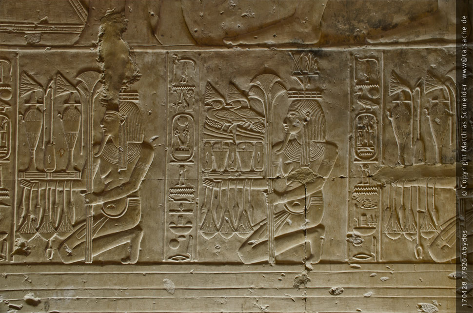 Fotografie (c) Matthias_Schneider Ägypten 170428_17926_Abydos_Relief