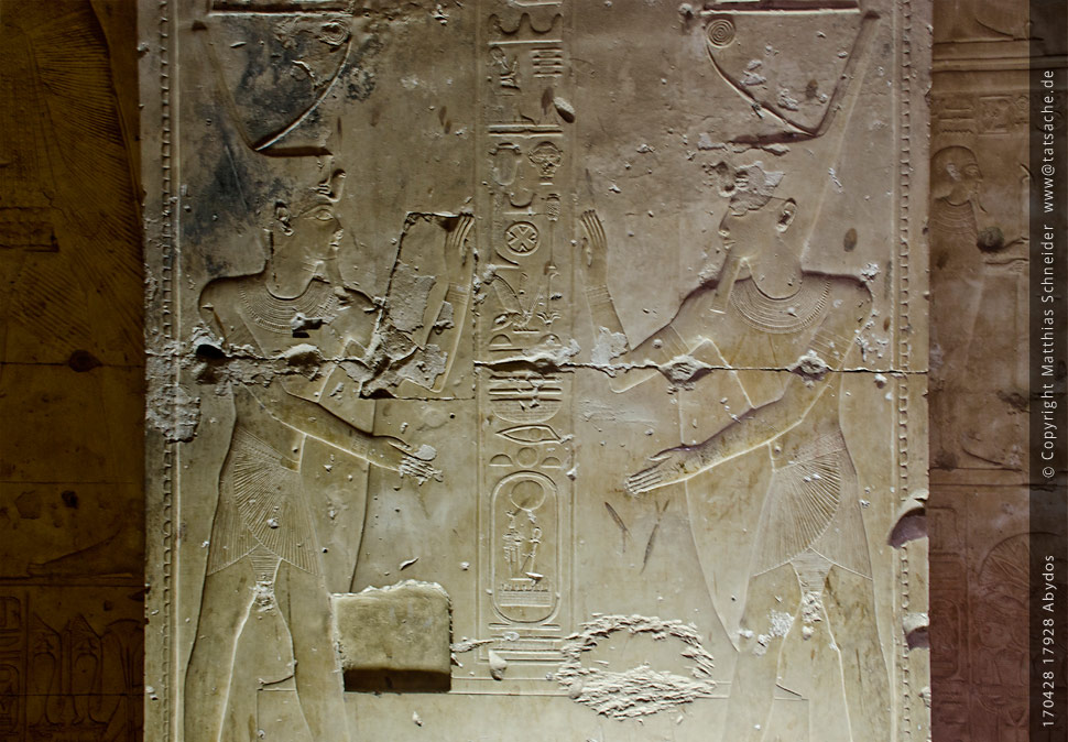 Fotografie (c) Matthias_Schneider Ägypten 170428_17928_Abydos_Relief