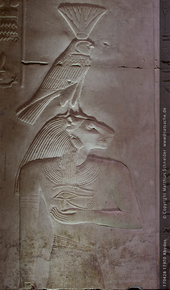 Fotografie (c) Matthias_Schneider Ägypten 170428_17970_Abydos-Tempel_Sechmet