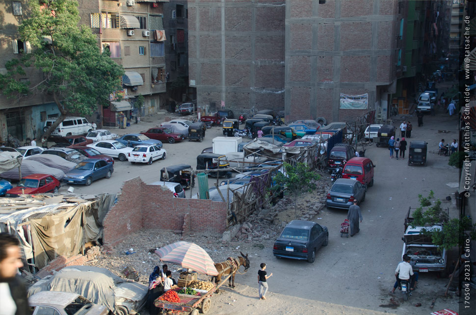 Fotografie (c) Matthias_Schneider Ägypten –  170504_20125 Cairo - Das Leben spielt sich auf engstem Raum ab