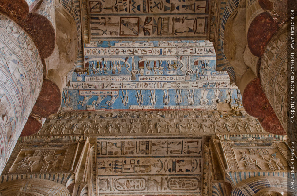 Fotografie (c) Matthias_Schneider Ägypten 170428_18024_Hathor-Tempel_Dendera