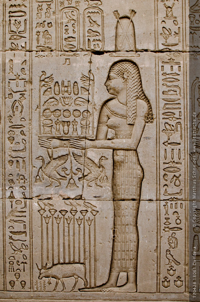 Fotografie (c) Matthias_Schneider 170428_18061 Ägypten_Hathor-Tempel_Dendera